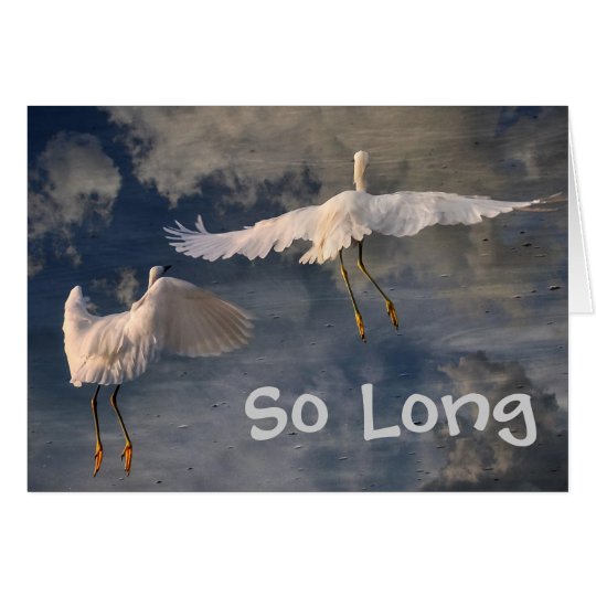 So Long Farewell Card
