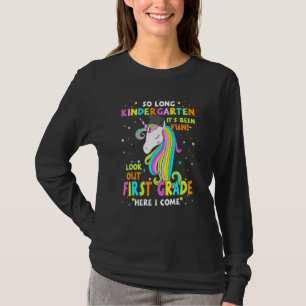 So Long Kindergarten 1st Grade Here I Come Graduat T-Shirt