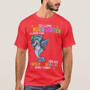 So Long Kindergarten First Day 1st Grade Cool Shar T-Shirt