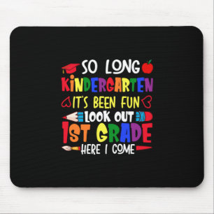 So Long Kindergarten First Grade Teacher Mouse Pad