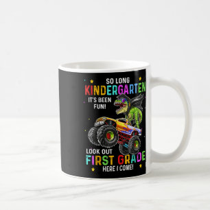 So Long Kindergarten Graduation Cl Of 2025 Dinosau Coffee Mug