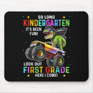 So Long Kindergarten Graduation Cl Of 2025 Dinosau Mouse Pad