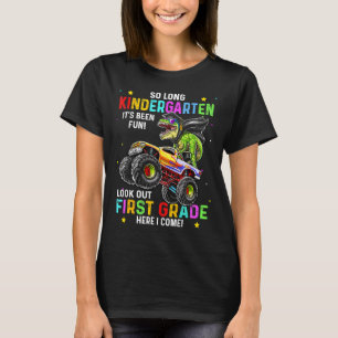 So Long Kindergarten Graduation Class of Dinosaur T-Shirt
