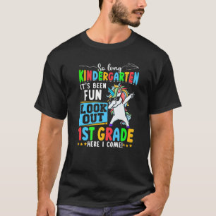 So Long Kindergarten Student Teacher Unicorn 1st G T-Shirt
