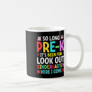 So Long Pre-k Graduation Graduate Teacher Kid Boys Coffee Mug