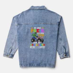 So Long Pre K Its Been Fun Look Out Kindergarten H Denim Jacket