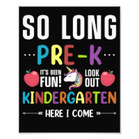 So Long Pre-K Kindergarten Here I Come Pre-k