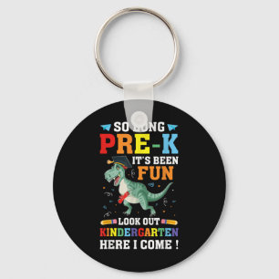 So Long Pre-k Preschool Graduation Kindergarten He Key Ring