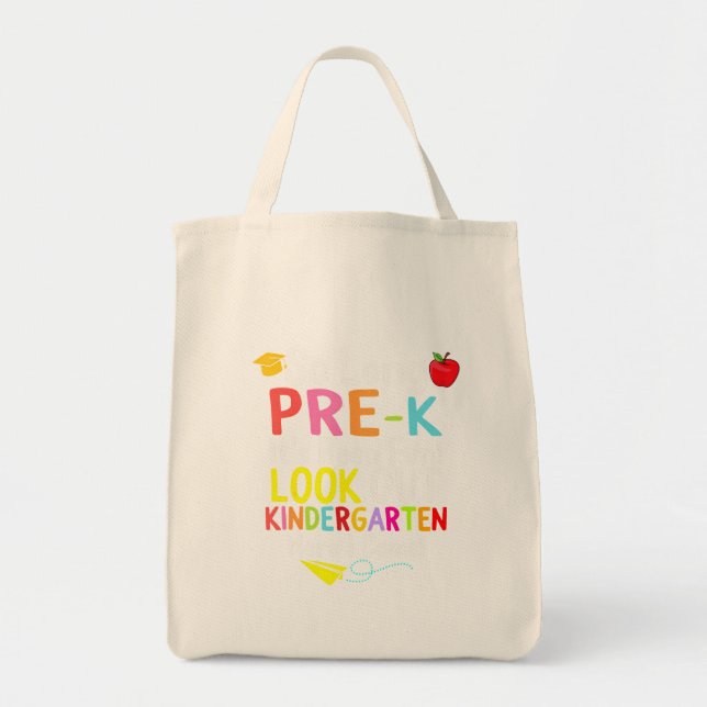 So Long PreK Kindergarten Here I Come Graduation  Tote Bag (Front)