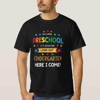 So Long Preschool Graduation Graduate Teacher Kid  T-Shirt