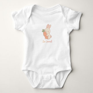 So Loved Bunny Baby Bodysuit