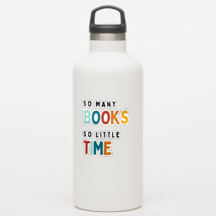 So many books, bright book lover