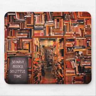 So Many Books Mouse Pad