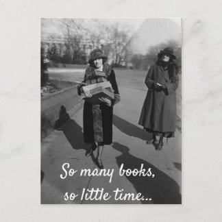 So Many Books Postcard