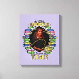 So Many Books, So Little Time Canvas Print