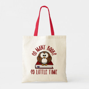 So Many Books So Little Time // Cute Reading Quote Tote Bag