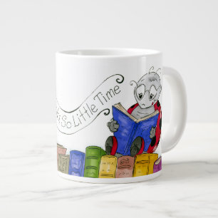 So Many Books, So Little Time. Large Coffee Mug
