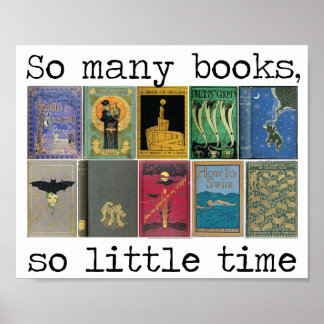 So many books, so little time quote poster
