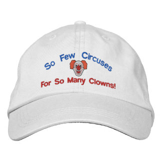 So Many Clowns Embroidered Hat