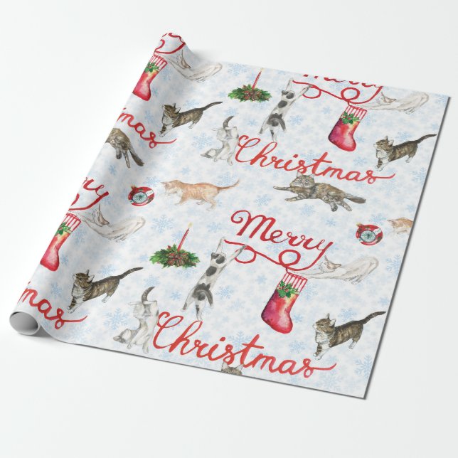 So Many Kittens Wrapping Paper (Unrolled)