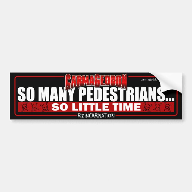 So Many Peds Bumper Sticker (Front)