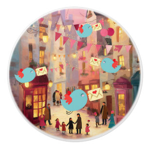 SO MANY VALENTINES FOR DELIVERY CERAMIC KNOB