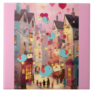 SO MANY VALENTINES FOR DELIVERY CERAMIC TILE