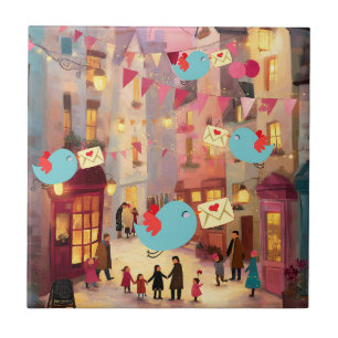 SO MANY VALENTINES FOR DELIVERY CERAMIC TILE