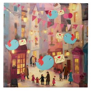 SO MANY VALENTINES FOR DELIVERY CERAMIC TILE