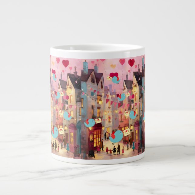 SO MANY VALENTINES FOR DELIVERY LARGE COFFEE MUG (Front)