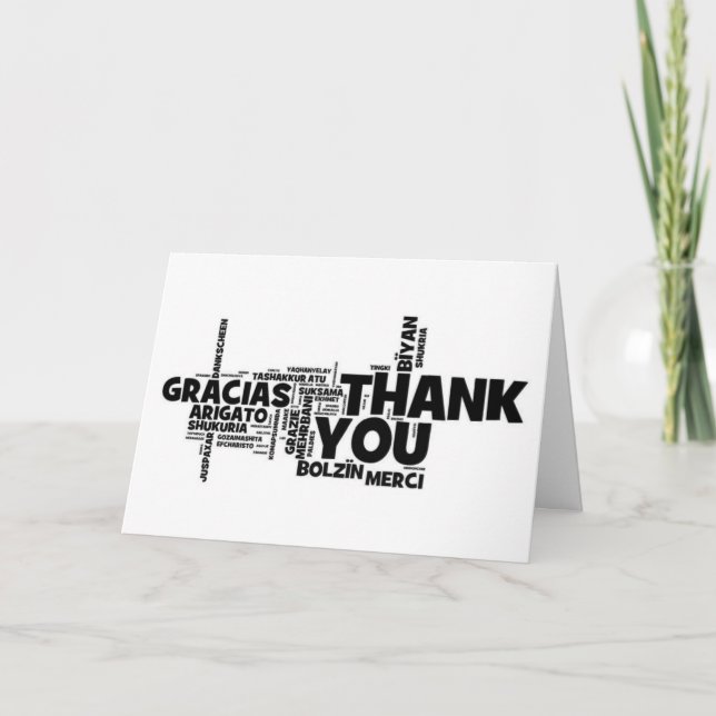 SO MANY WAYS AND SO MANY REASONS TO SAY THANK YOU CARD (Front)