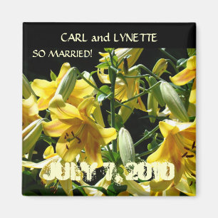 So Married! Save the Date magnet favour gift