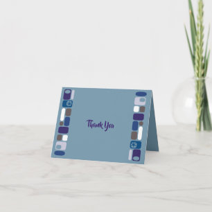 SO MOD Bar Bar Mitzvah Thank You Card