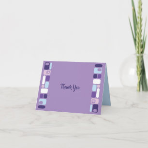 SO MOD Bat Mitzvah Thank You Card
