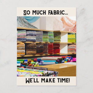 So much Fabric Postcard