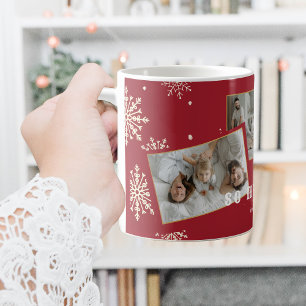 So Much Joy Funny Christmas Family Photo Coffee Mug