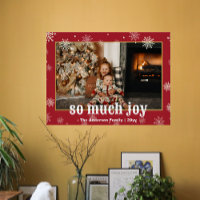 So Much Joy Funny Christmas Family Photo
