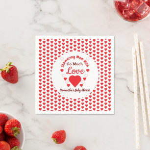 So Much Love Baby Shower Napkin