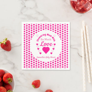 So Much Love Baby Shower Napkin