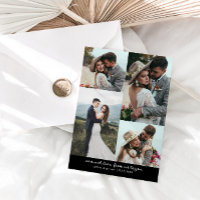 So Much Love Elegant Wedding Photo Black