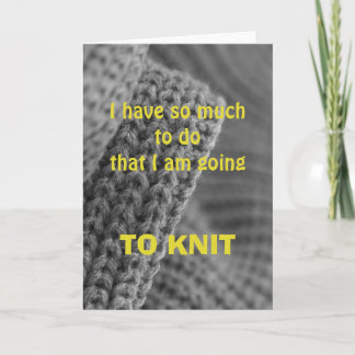 So much to do..., greeting card