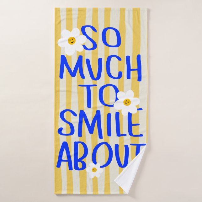 So Much to Smile About Bath Towel Set (Bath Towel)