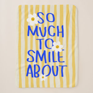 So Much to Smile About Sherpa Blanket