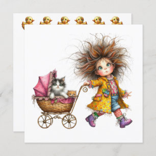 SO Precious Baby Buggy Theme Invitation