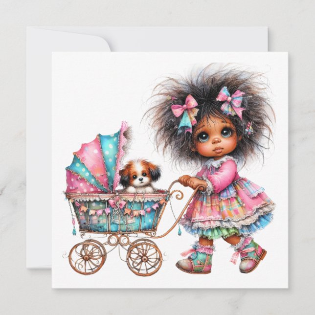 SO Precious Baby Buggy Theme Invitation (Front)
