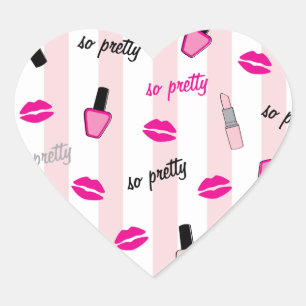 So Pretty Heart Sticker