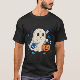 So Pumped Halloween T1d Cute Ghost Type 1 Diabetes T-Shirt