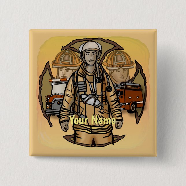 So Ready Firefighter pin  (Front)