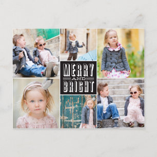 SO RETRO   HOLIDAY POST CARD