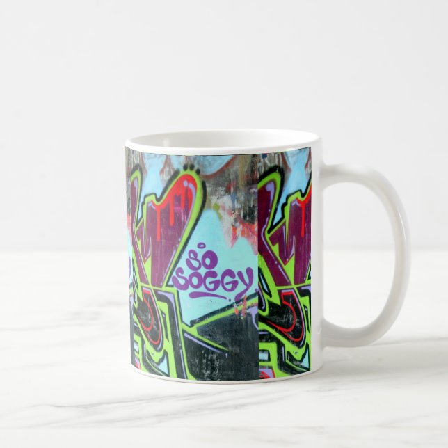 so soggy graffiti design mug (Right)